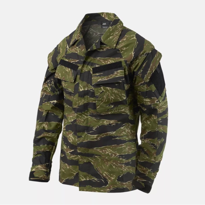 VESTON RAID POLYCOTTON STRETCH RIPSTOP - TIGER STRIPE